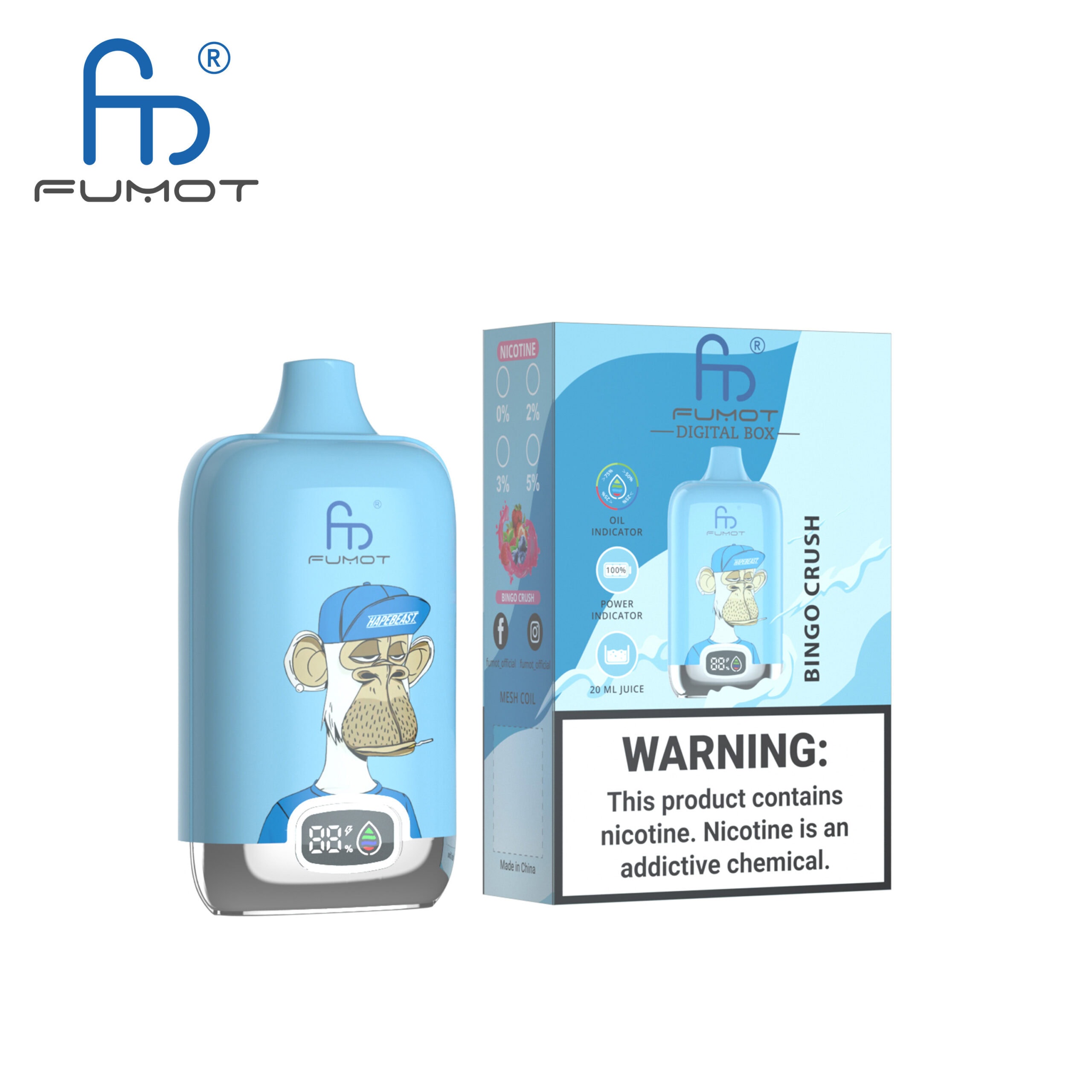 Fumot Digital Box 12000 Bingo Crush – Bild 2