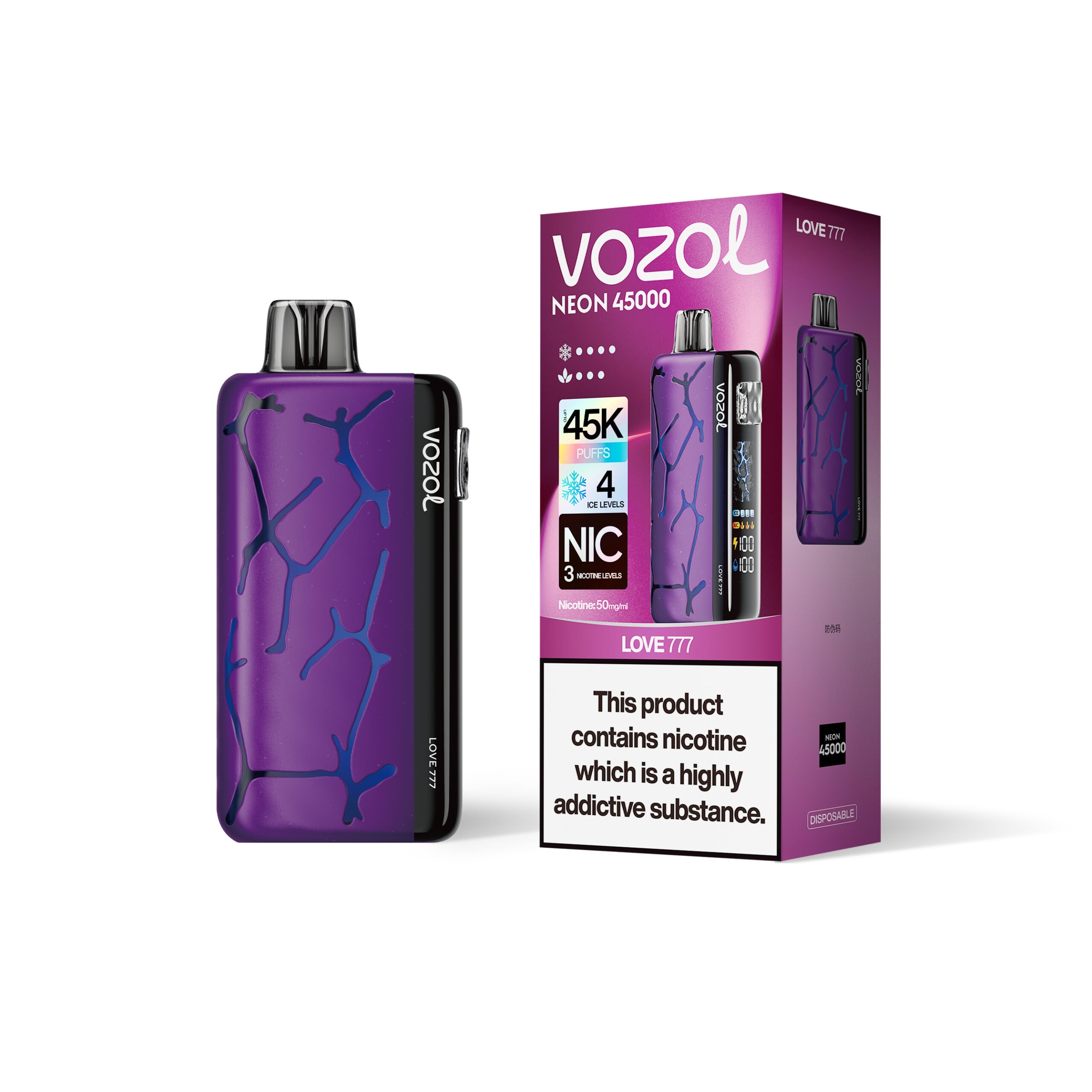 Vozol Neon 45000 Love 777