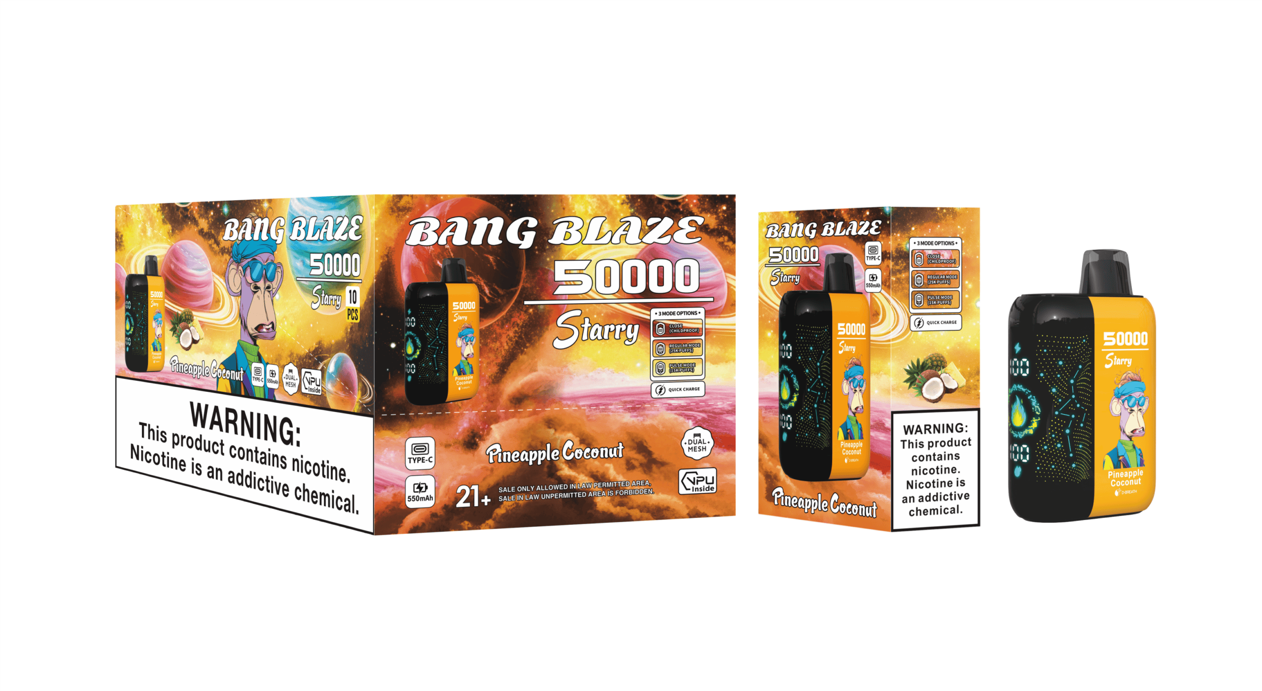 Bang Blaze 50000 Pineapple Coconut – Bild 3