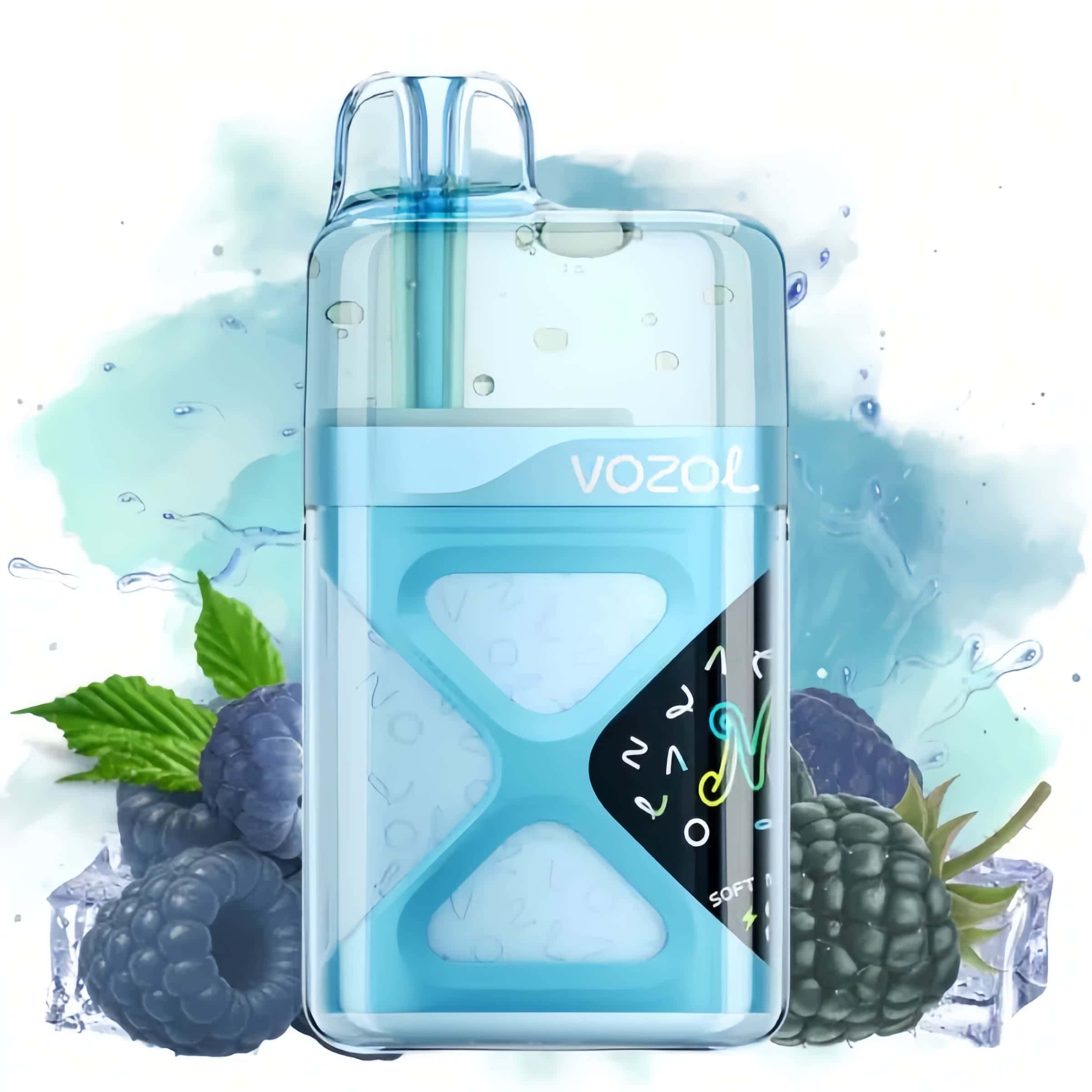 Vozol Neon 60000 Blue Razz Ice Einweg-Vape