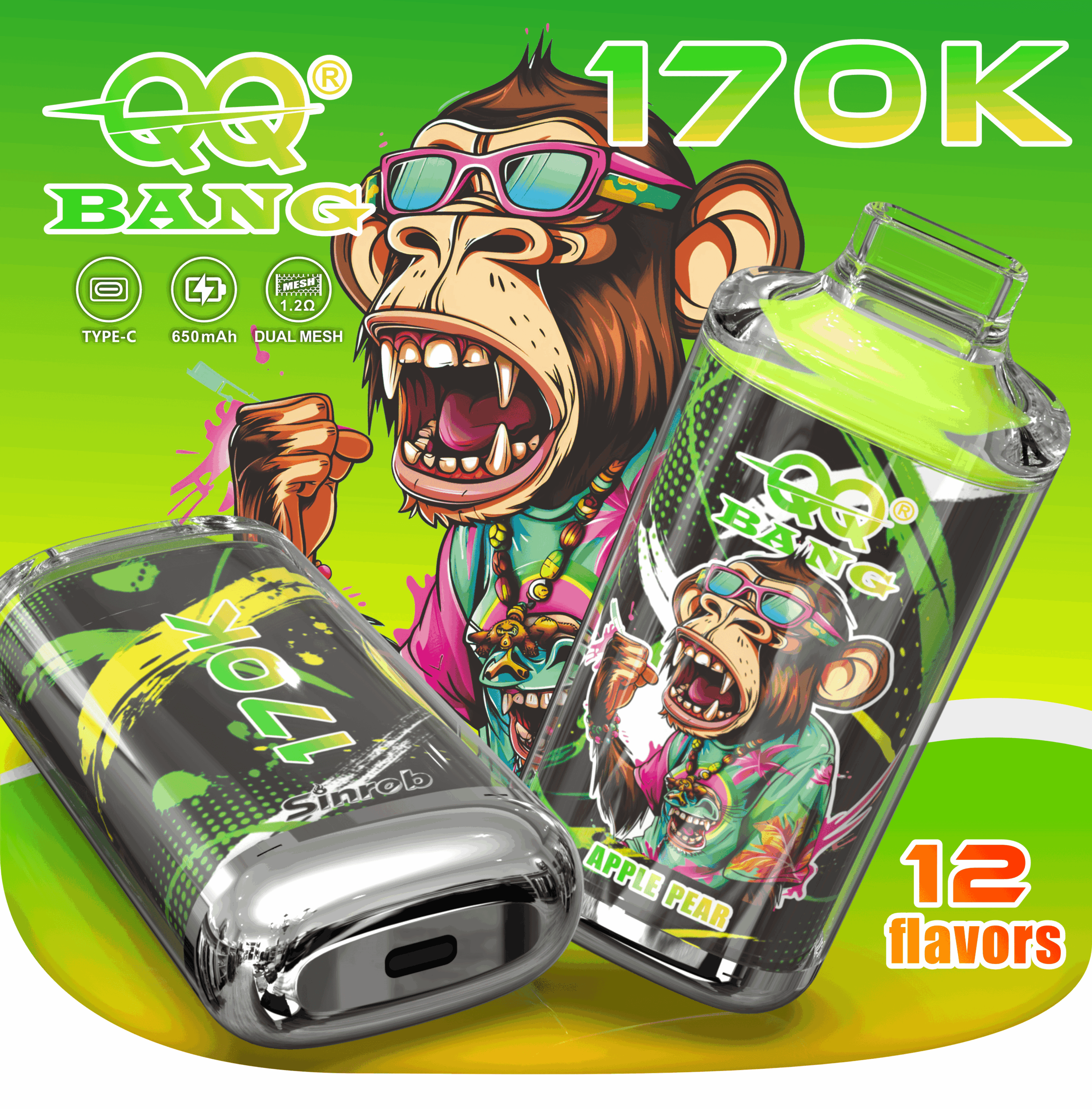 QQ Bang 170K Apple Pear