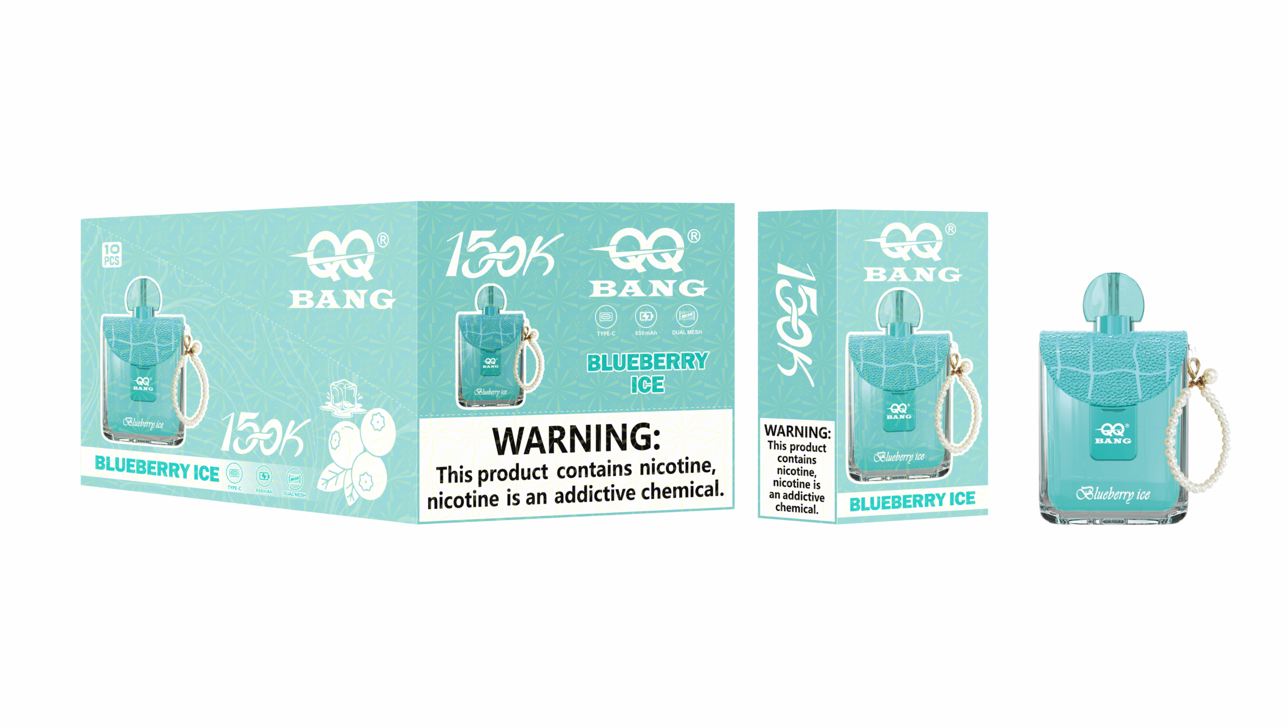 QQ Bang 150K Blueberry Ice – Image 2