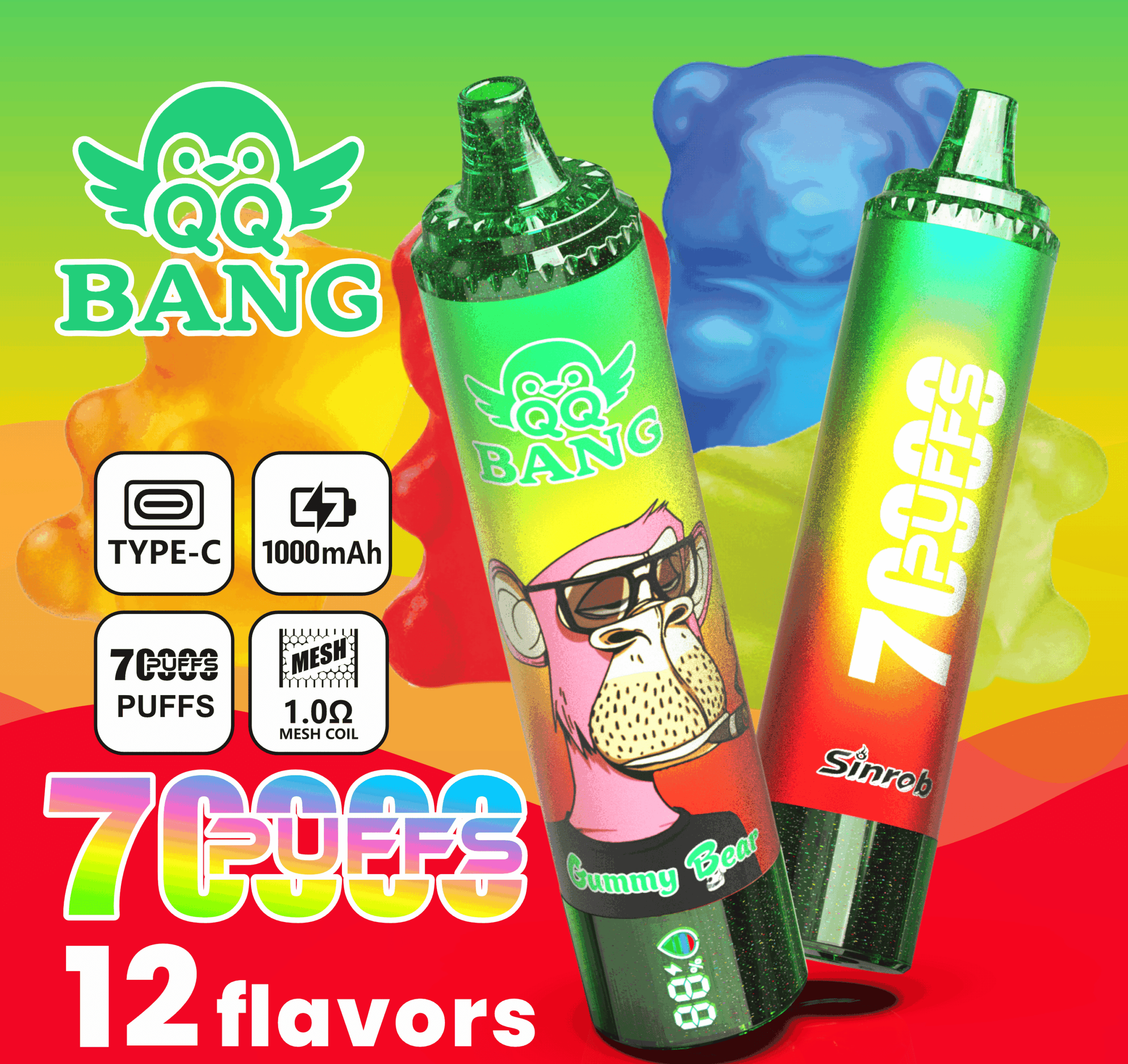 QQ Bang 70K Gummy Bear