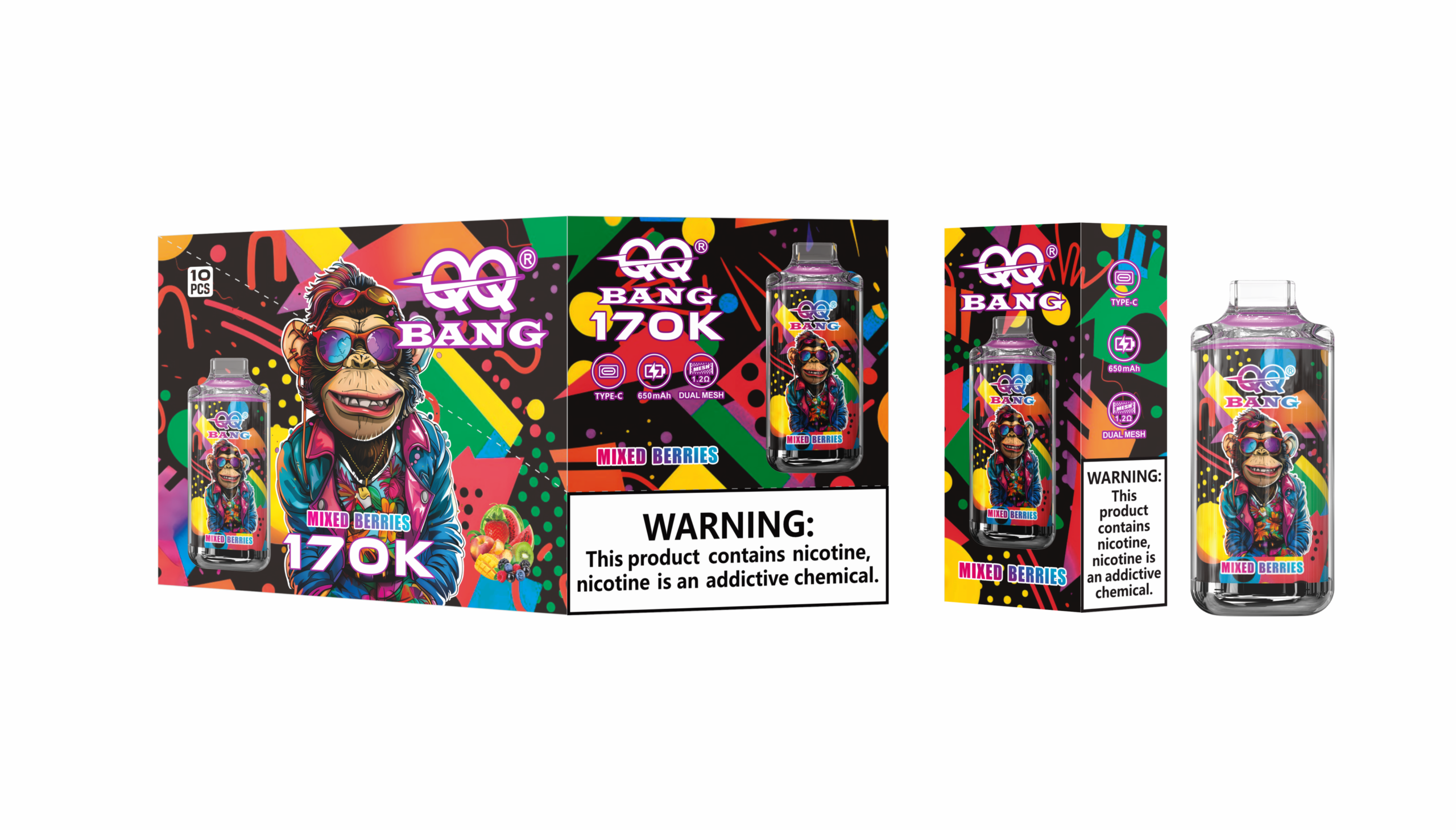 QQ Bang 170K Mixed Berries – Bild 2