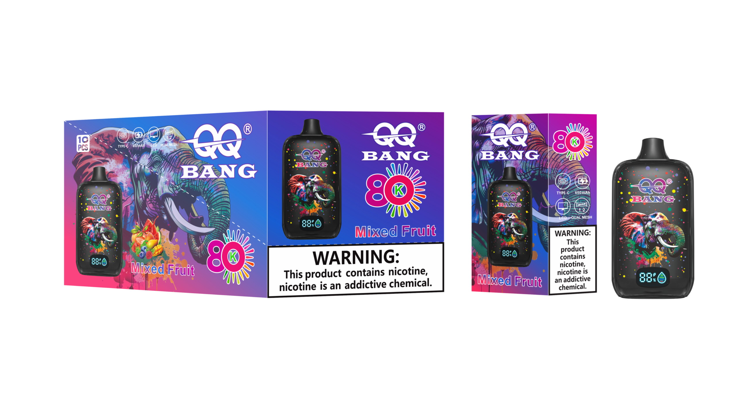 QQ Bang 80K Mixed Fruit - Image 2