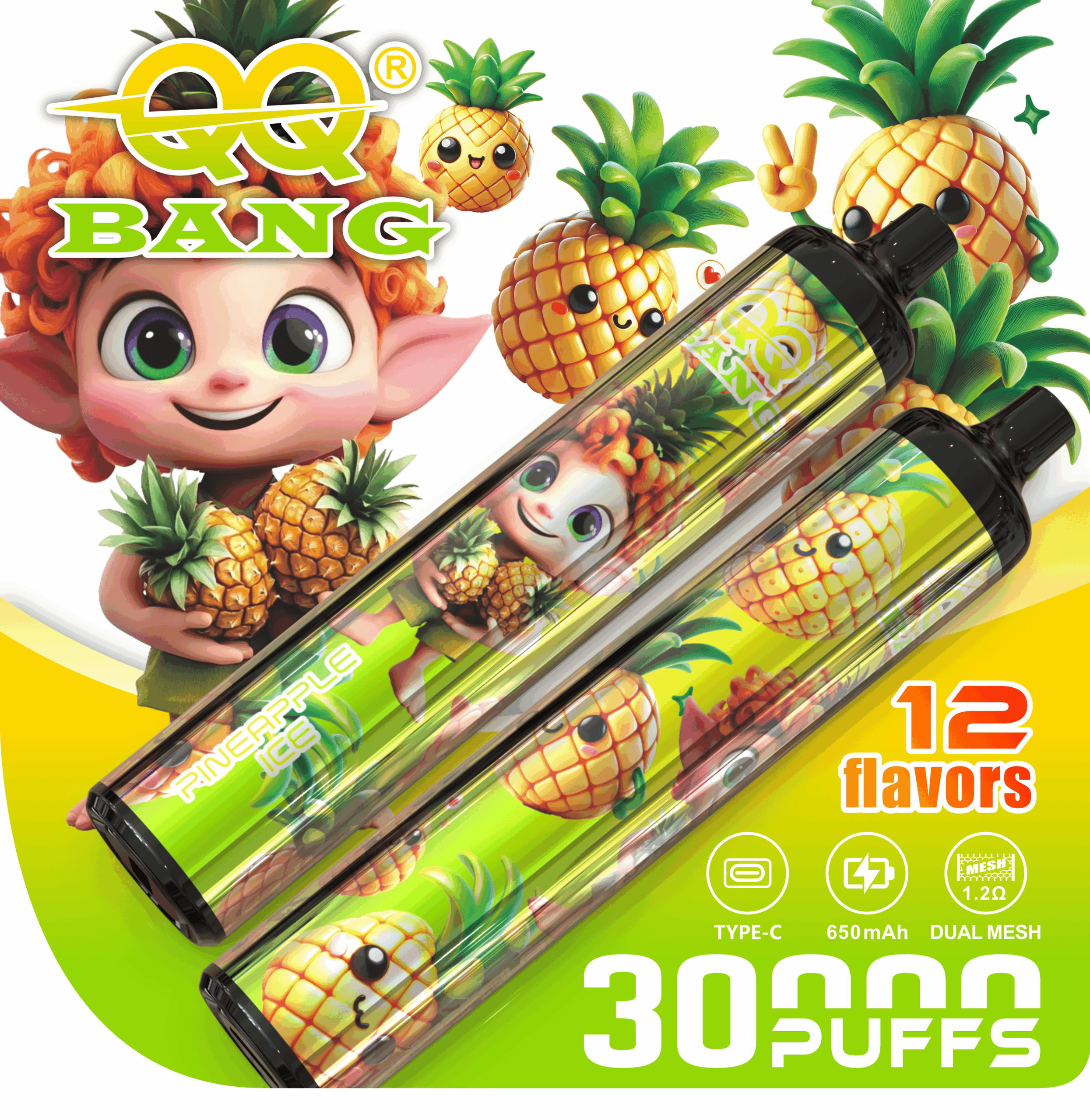 QQ Bang 30K Pineapple Ice