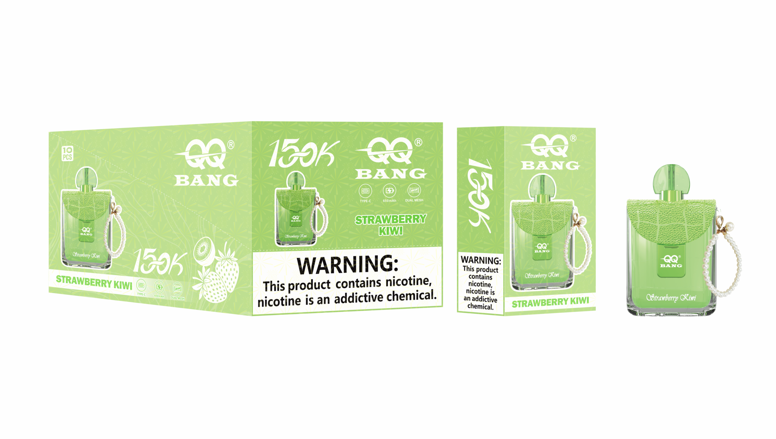 QQ Bang 150K Strawberry Kiwi - Imagen 2