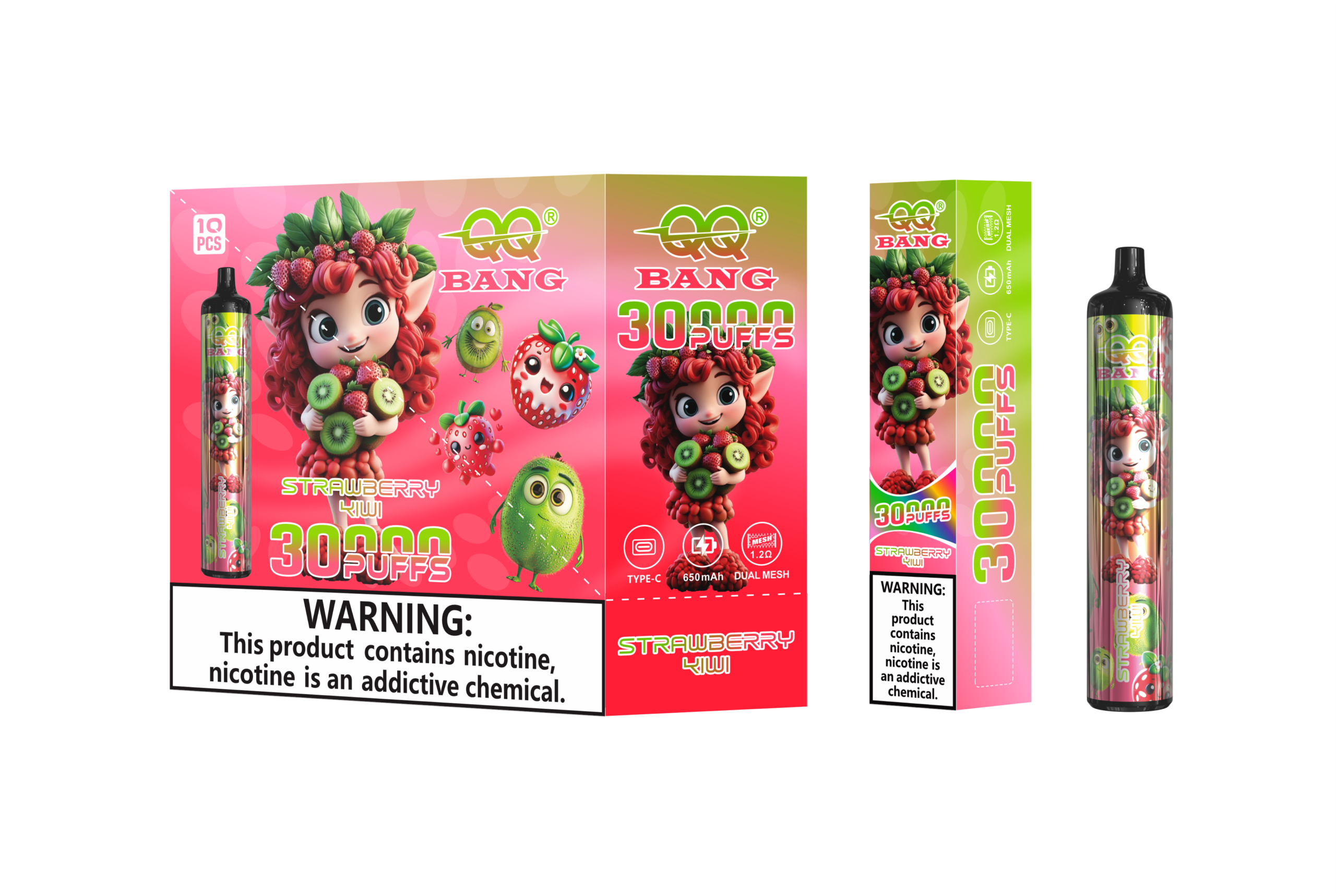 QQ Bang 30K Strawberry Kiwi - Image 2