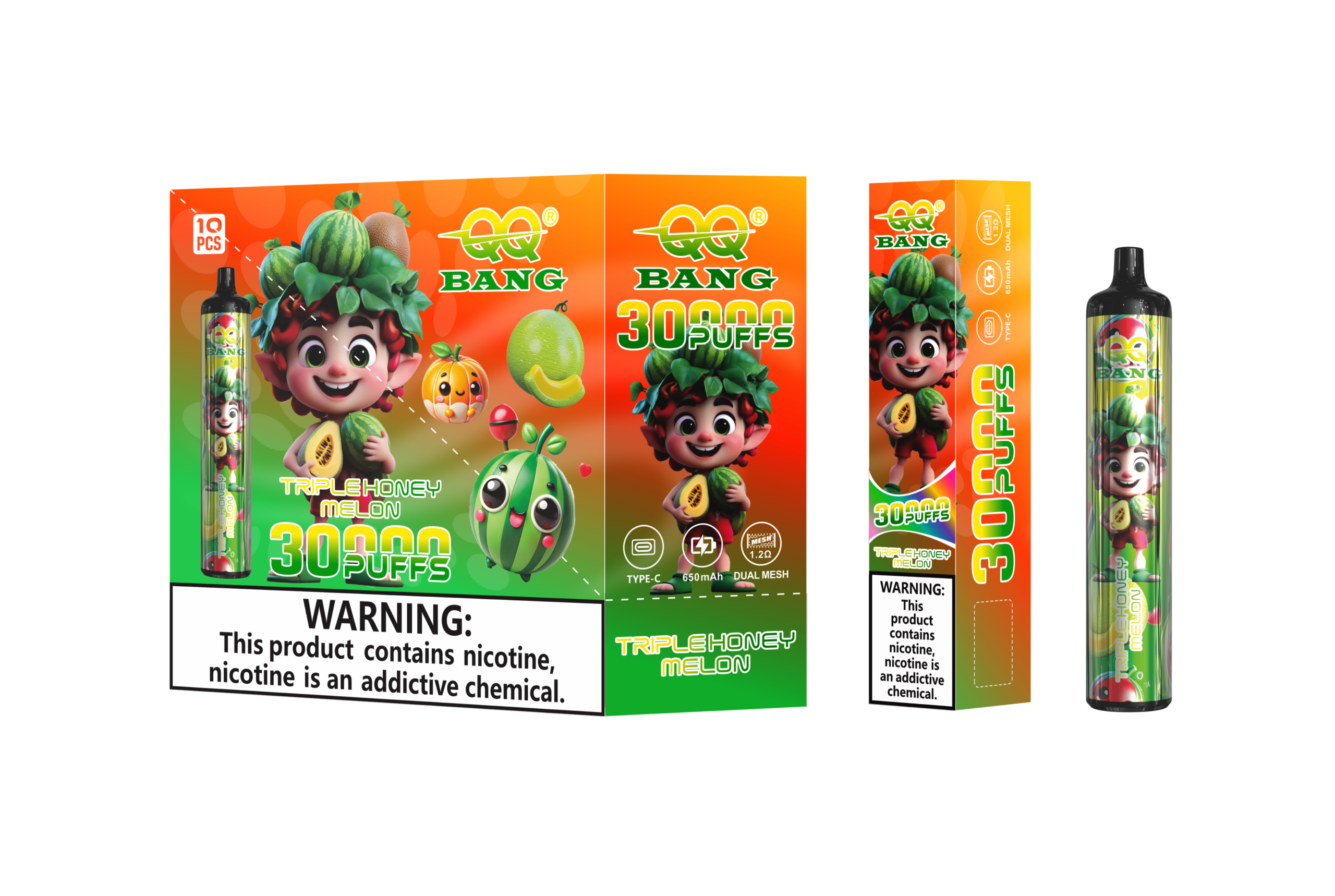 QQ Bang 30K Triple Honey Melon - Image 2