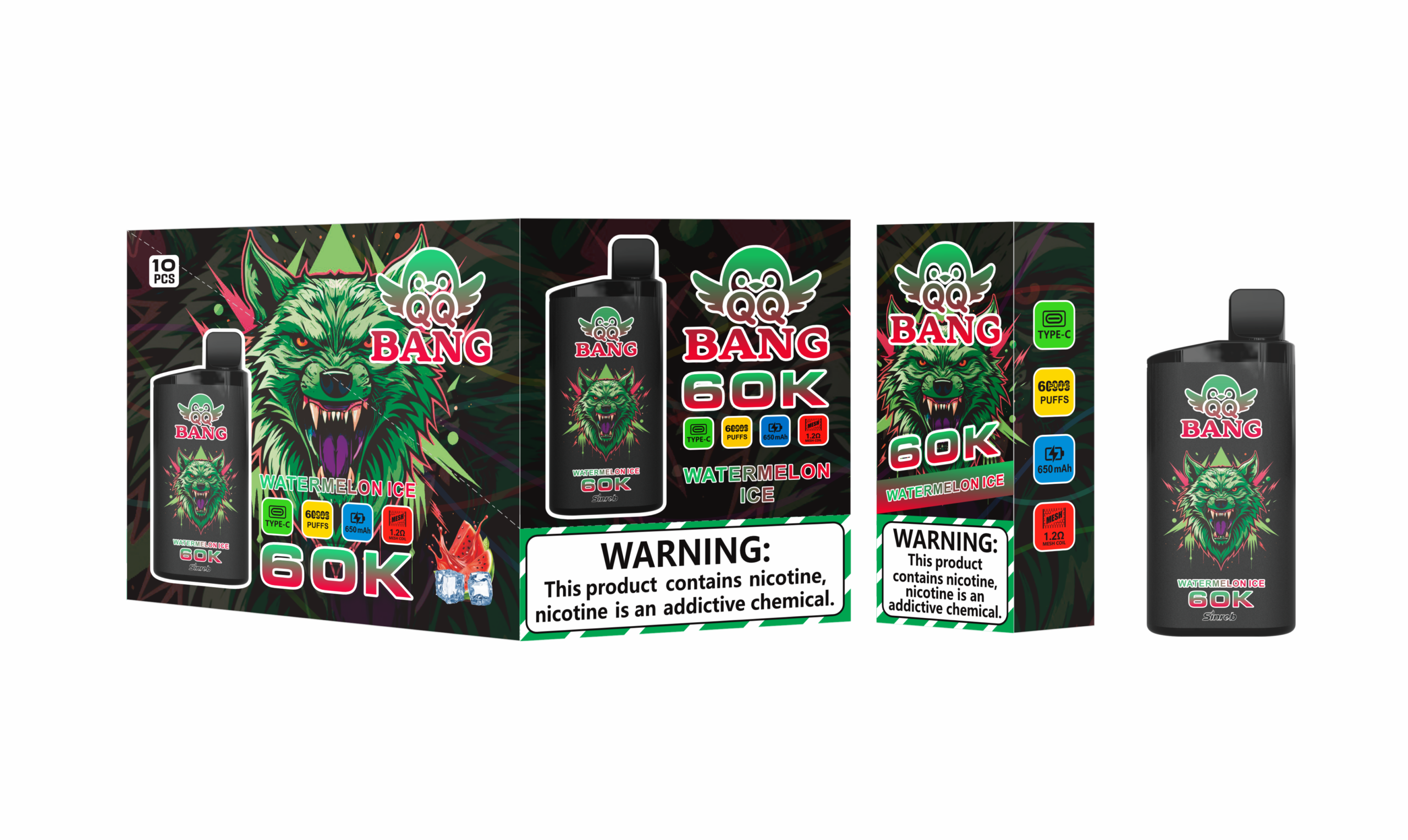 QQ Bang 60K Watermelon Ice - Image 2