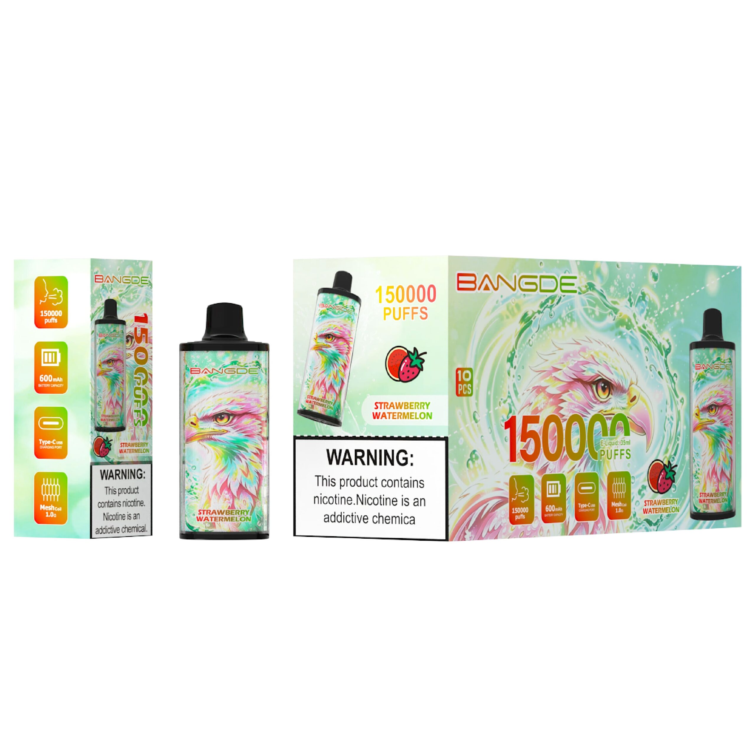 Bang DE 150K Strawberry Watermelon – Image 2